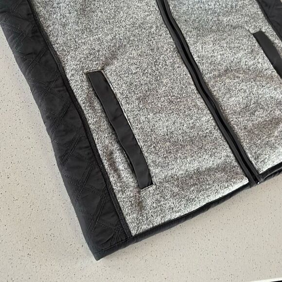 Orvis Vest Mens Large Gray Denali Fleece Sweater Vest Outdoors Full Zip Fishing - Picture 4 of 8